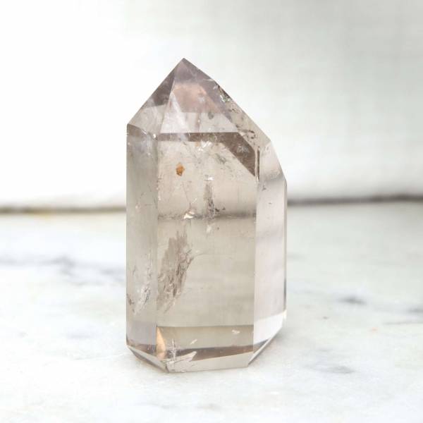 Smokey quartz tower