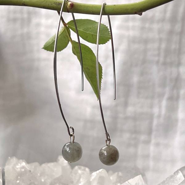 Labradorite earrings