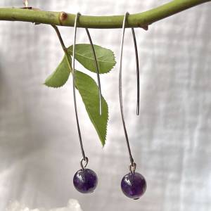 Amethyst earrings