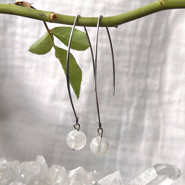 Moonstone earrings