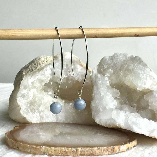 Angelite earrings - Image 3