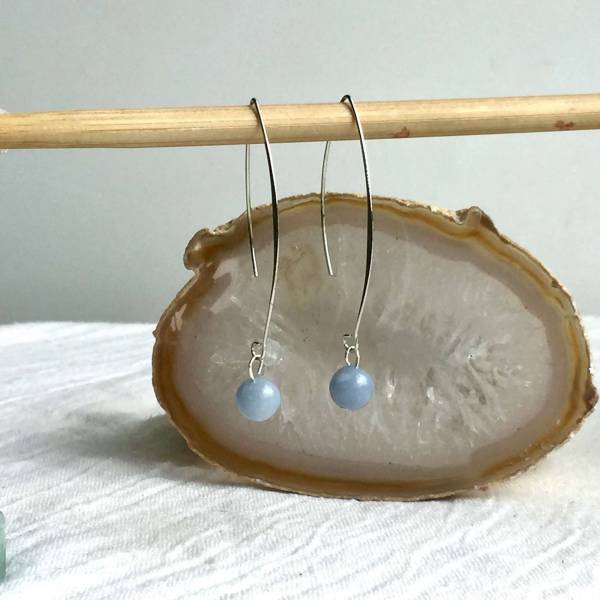 Angelite earrings - Image 2