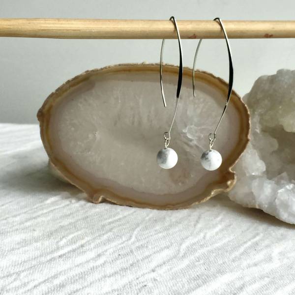 Howlite earrings - Image 2