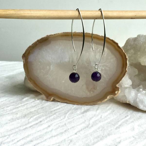 Amethyst earrings - Image 2