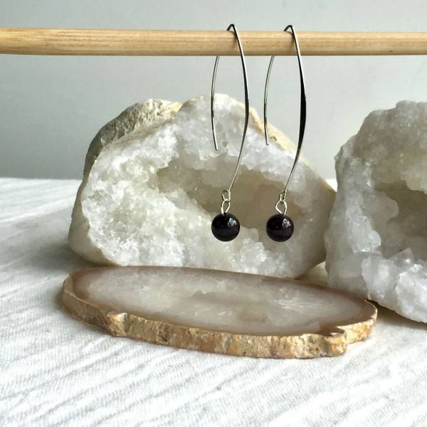 Garnet earrings - Image 4