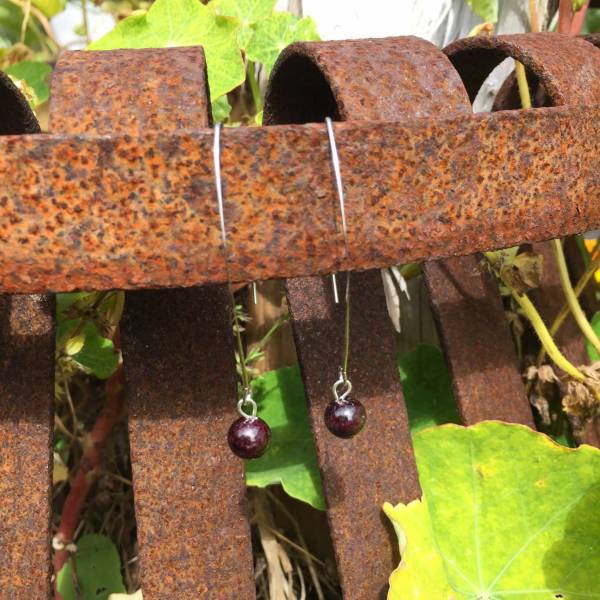 Garnet earrings - Image 3