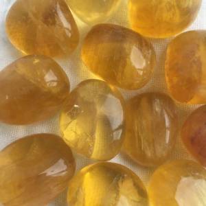 golden fluorite tumblestones