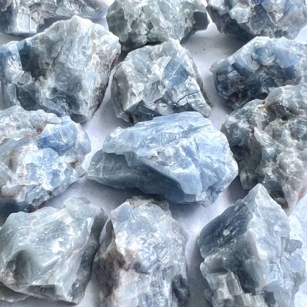 Blue calcite