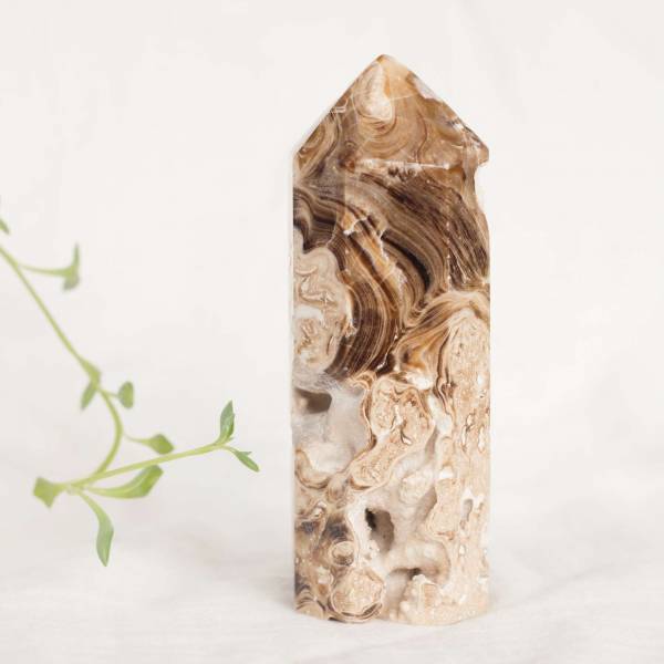 Chocolate calcite tower - Image 5