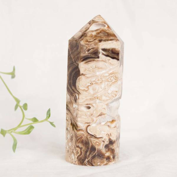 Chocolate calcite tower - Image 2