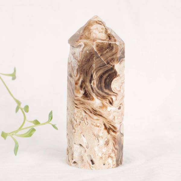 Chocolate calcite tower - Image 3