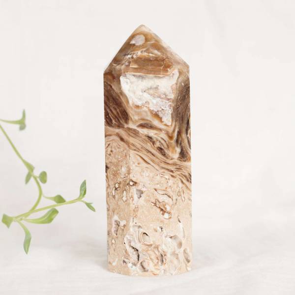 Chocolate calcite tower - Image 4