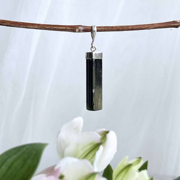 Black tourmaline pendant