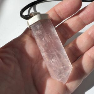 Rose quartz pendant - Image 2