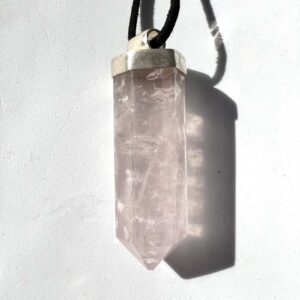 Rose quartz pendant - Image 3