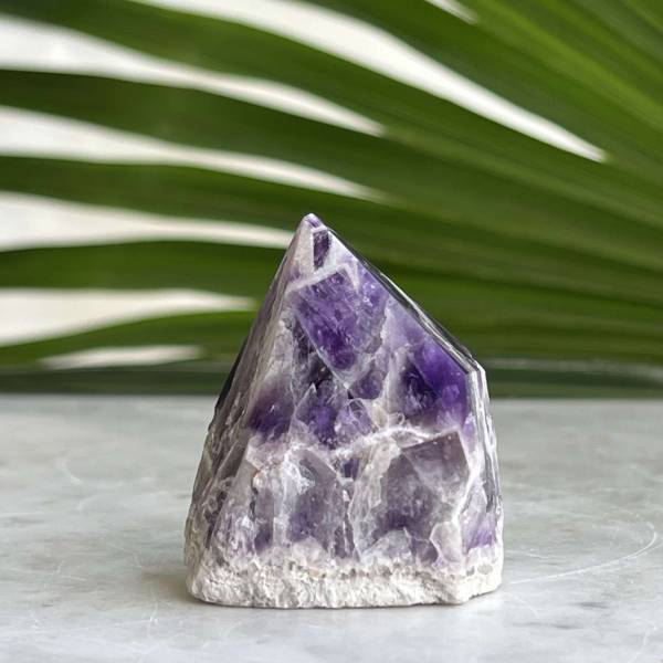 Chevron amethyst - part polished - Image 3