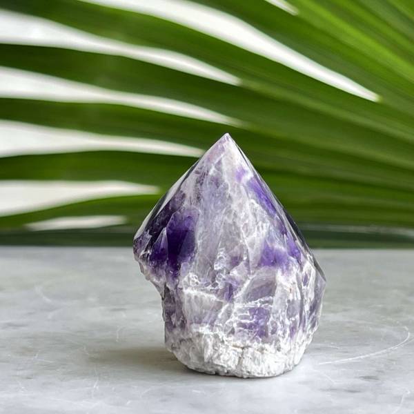 Chevron amethyst - part polished - Image 5