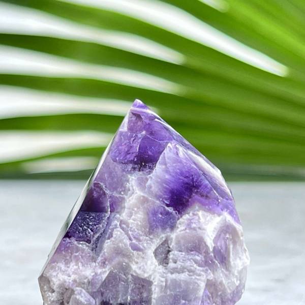 Chevron amethyst - part polished - Image 6