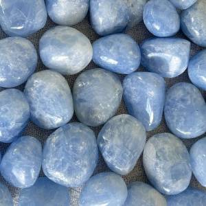 blue calcite tumblestones