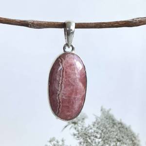 Rhodochrosite pendant