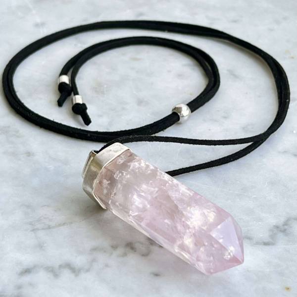 Rose quartz pendant - Image 2