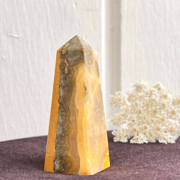 Bumble bee jasper obelisk