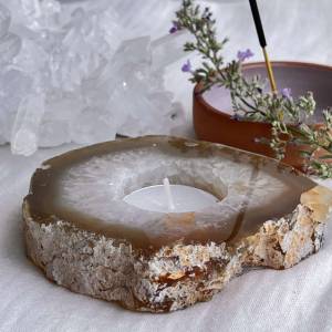 Agate tea light