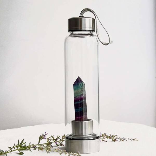 Fluorite water bottle - Image 3