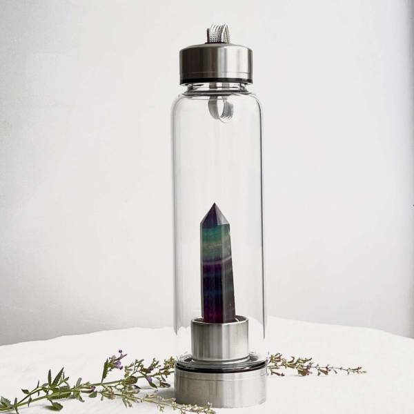 Fluorite water bottle - Image 2