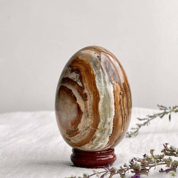 Banded calcite egg - Image 3