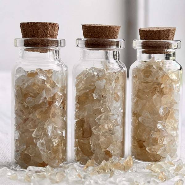 Citrine gem bottle - Image 2