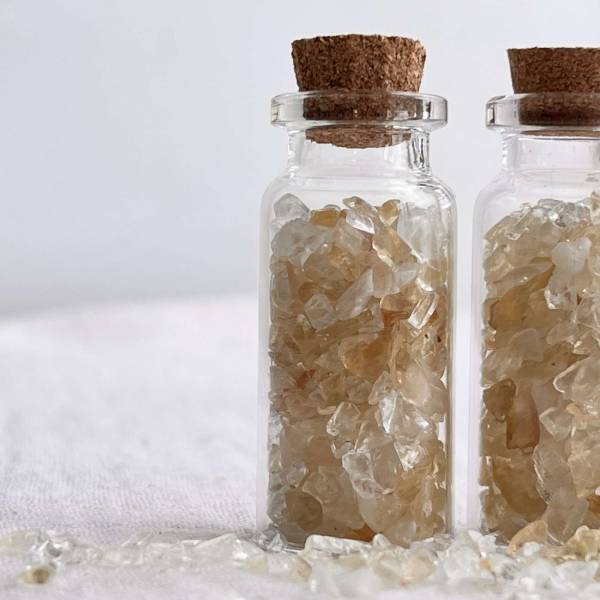 Citrine gem bottle - Image 3