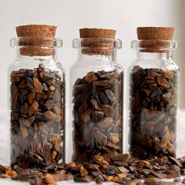 Golden tiger eye gem bottle - Image 2