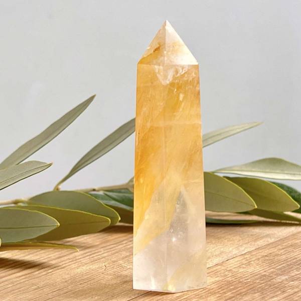 Golden quartz tower