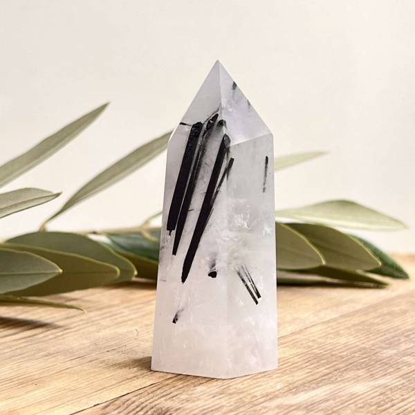 Tourmaline in quartz tower - Image 4