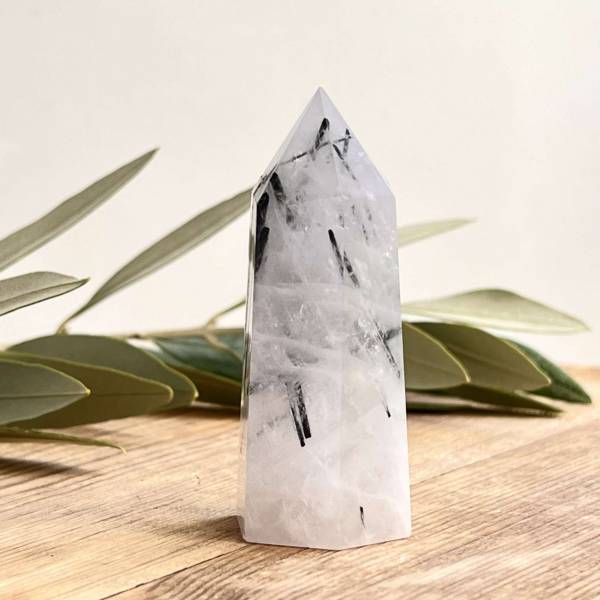 Tourmaline in quartz tower - Image 3