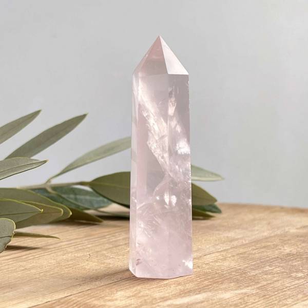 Rose quartz tower