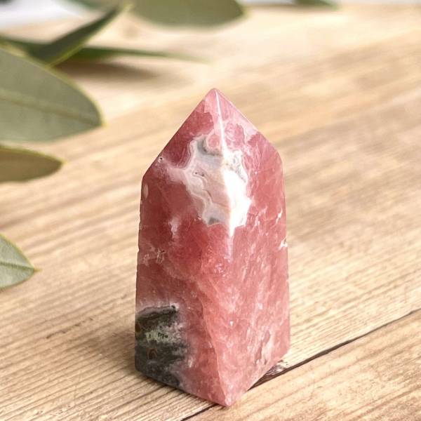 Rhodochrosite obelisk
