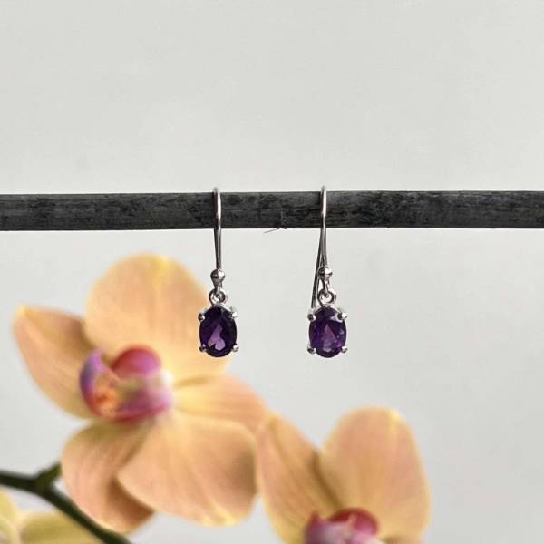Amethyst earrings