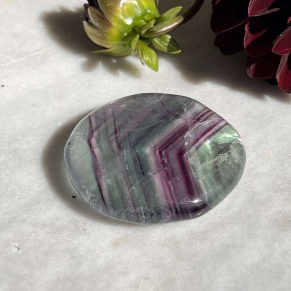 Fluorite palmstone
