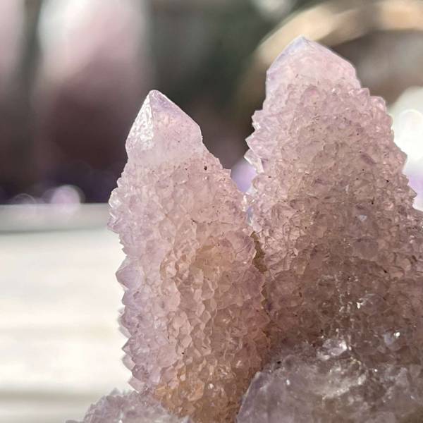 Cactus drusy amethyst cluster - Image 2
