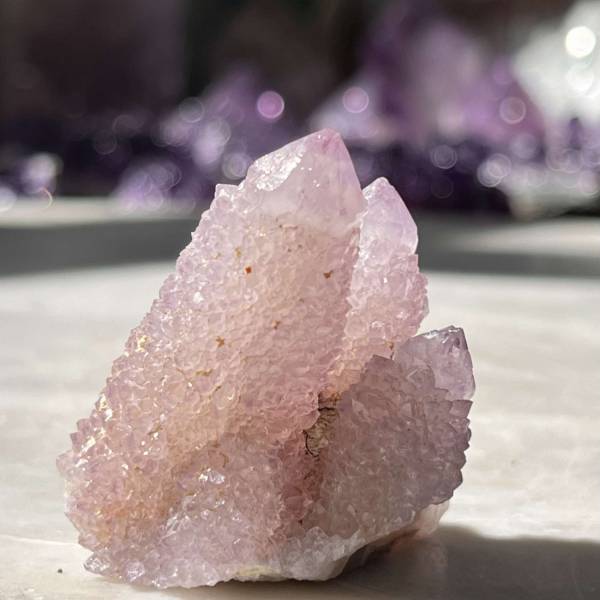 Cactus drusy amethyst cluster - Image 3