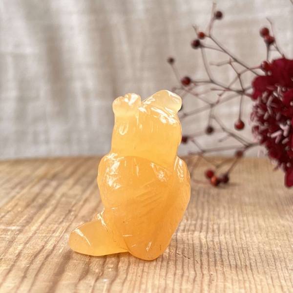 Orange calcite owl - Image 5