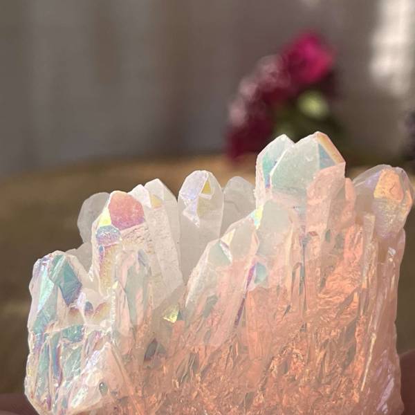 Angel aura quartz cluster - Image 2