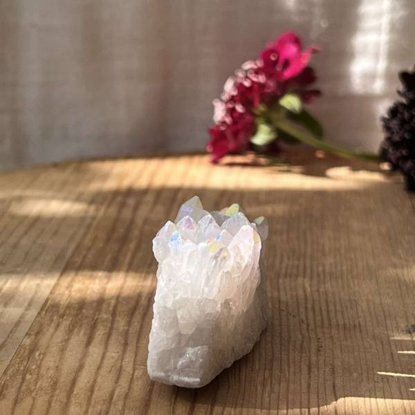 Angel aura quartz cluster - Image 4
