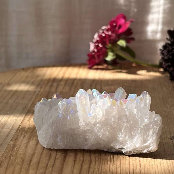 Angel aura quartz cluster - Image 3