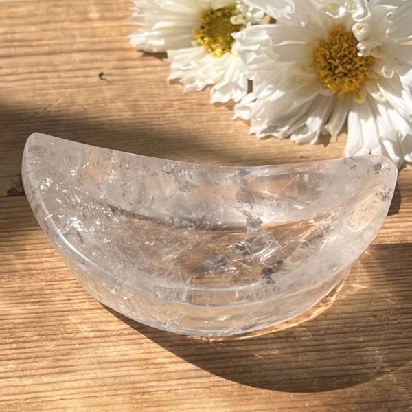 Quartz moon dish