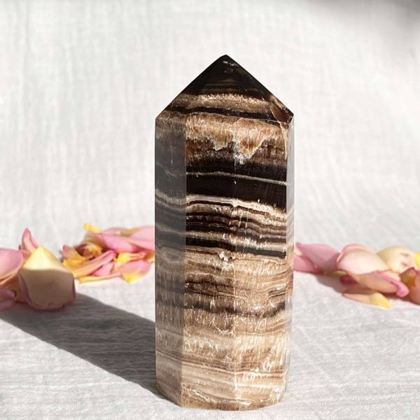 Chocolate calcite tower - Image 5