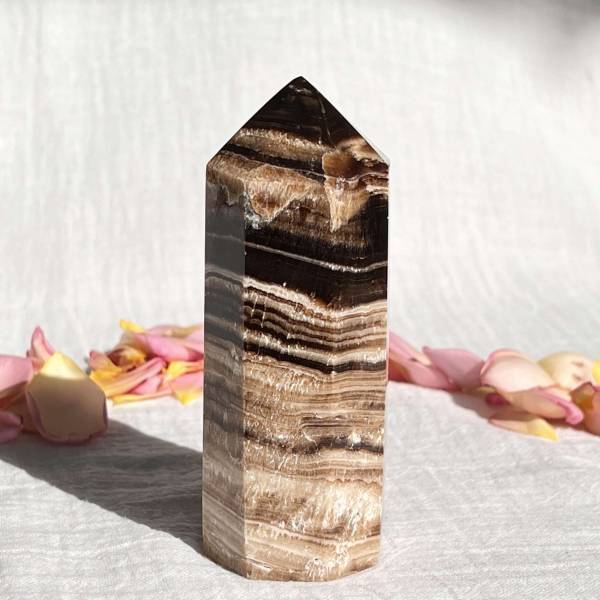 Chocolate calcite tower - Image 4