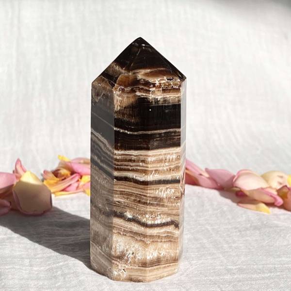 Chocolate calcite tower - Image 3